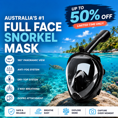 SnorkelPal - Full Face Snorkel Mask