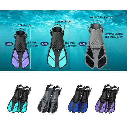 Snorkel Pal™️ Premium Diving Fins Adult/Kids